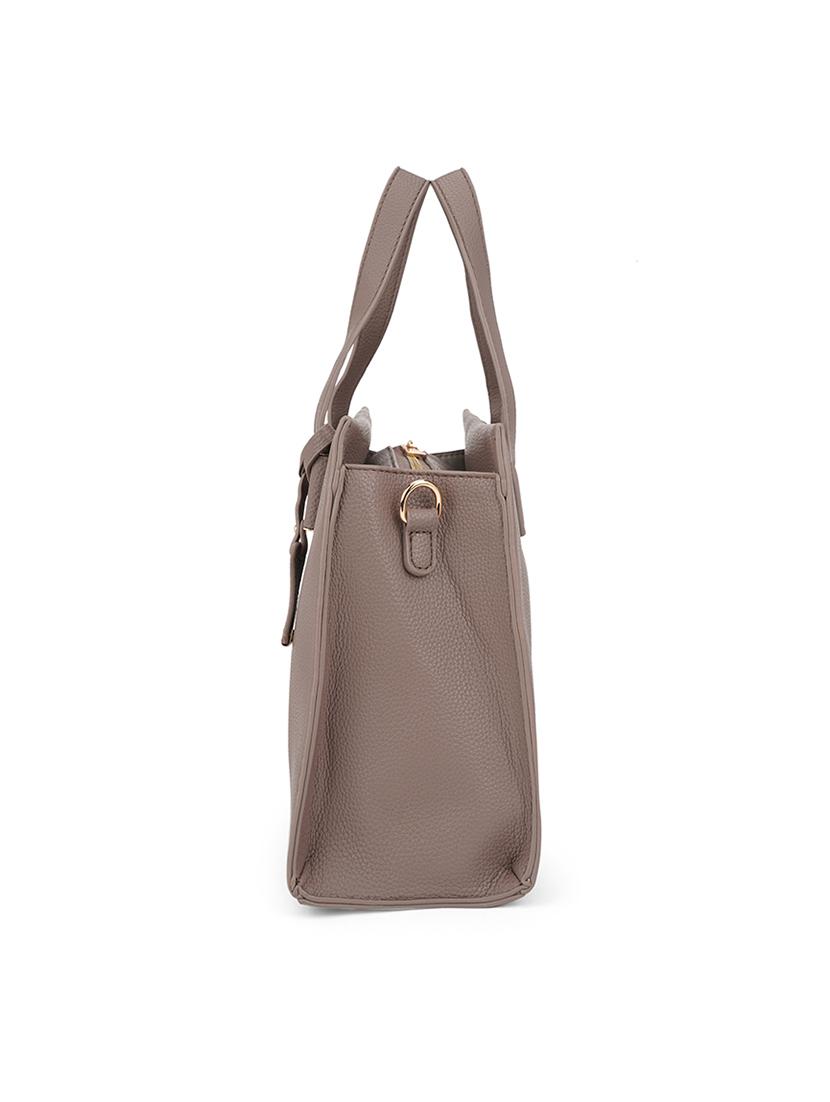 women grey solid handbag - 21562346 - Standard Image - 4