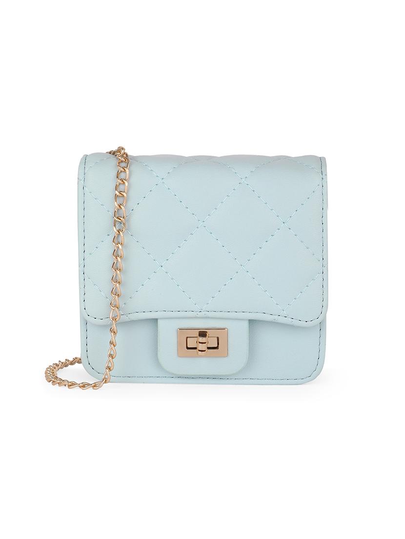 blue leatherette (pu) sling bag - 21562364 - Zoom Image - 0