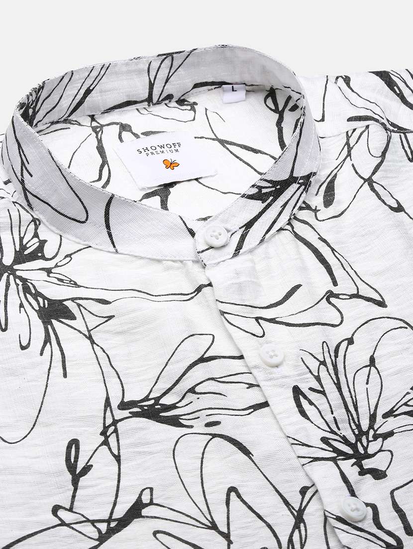 men floral long sleeve casual shirt - 21562532 -  Standard Image - 6