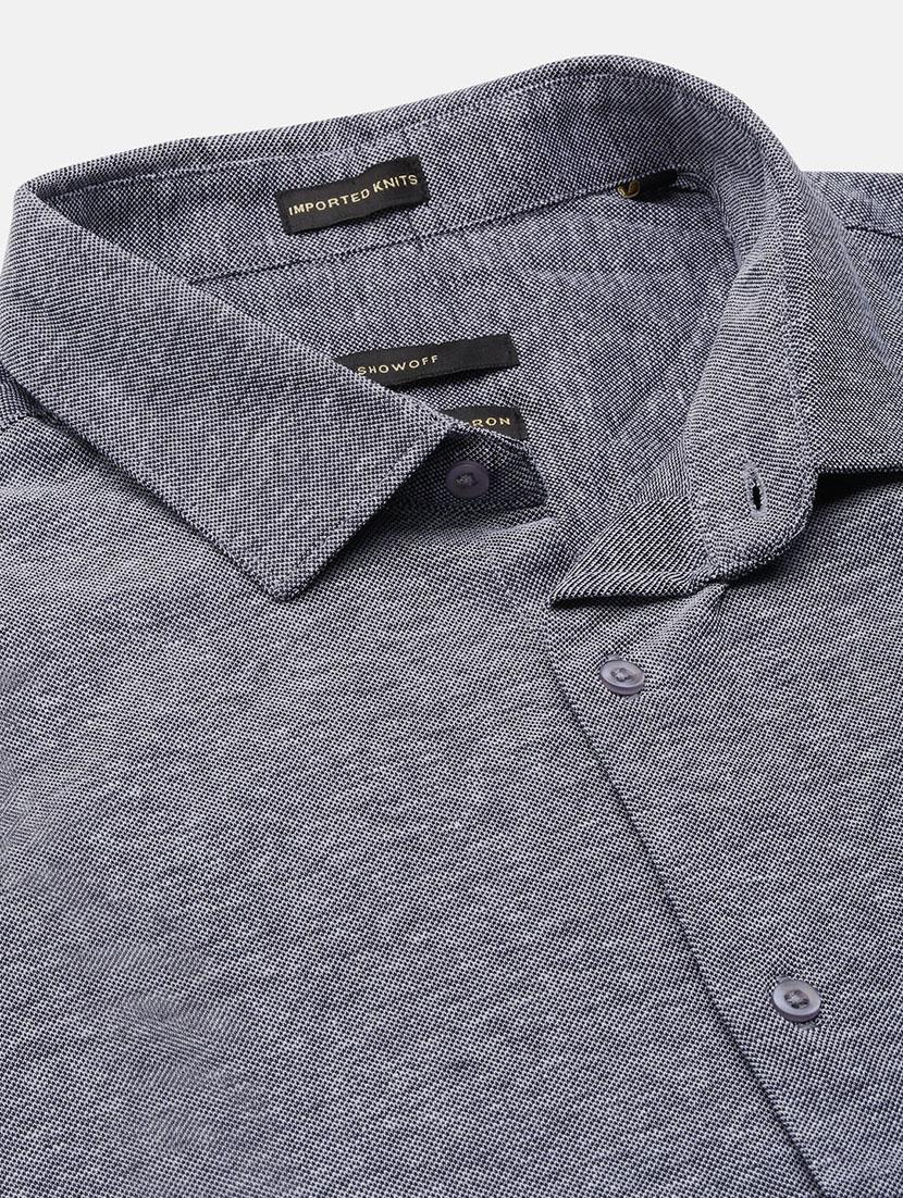 men solid long sleeve casual shirt - 21562535 - Standard Image - 6