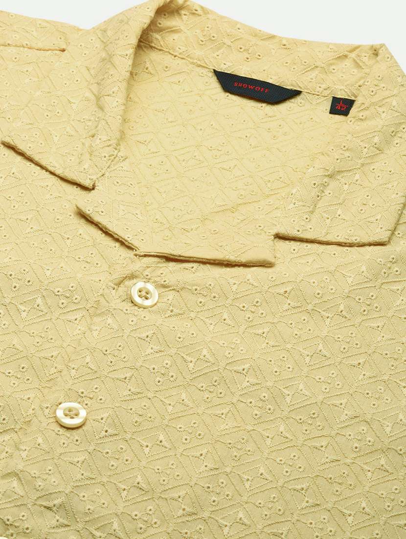 men solid with work short sleeve casual shirt - 21562552 -  Standard Image - 6