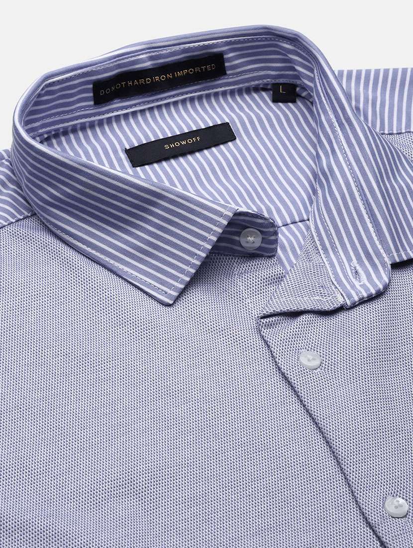 men striped long sleeve casual shirt - 21562566 -  Standard Image - 6