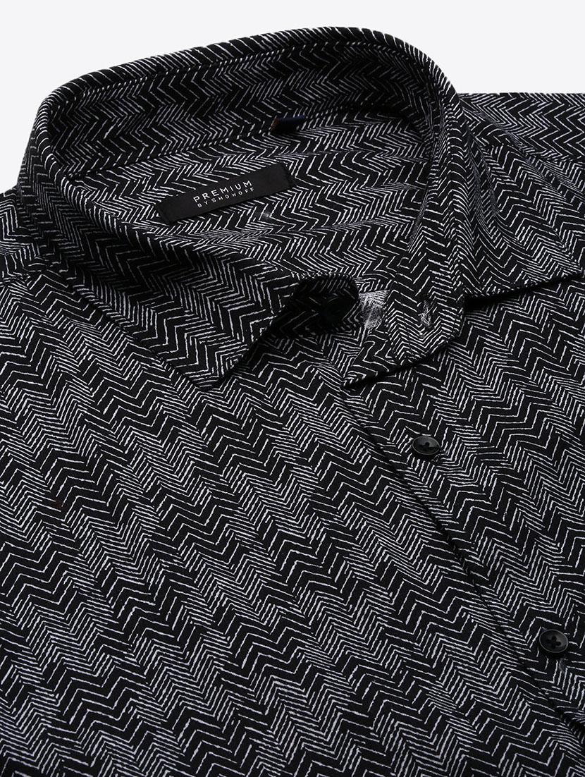 men regular fit long sleeve casual shirt - 21562574 - Standard Image - 6
