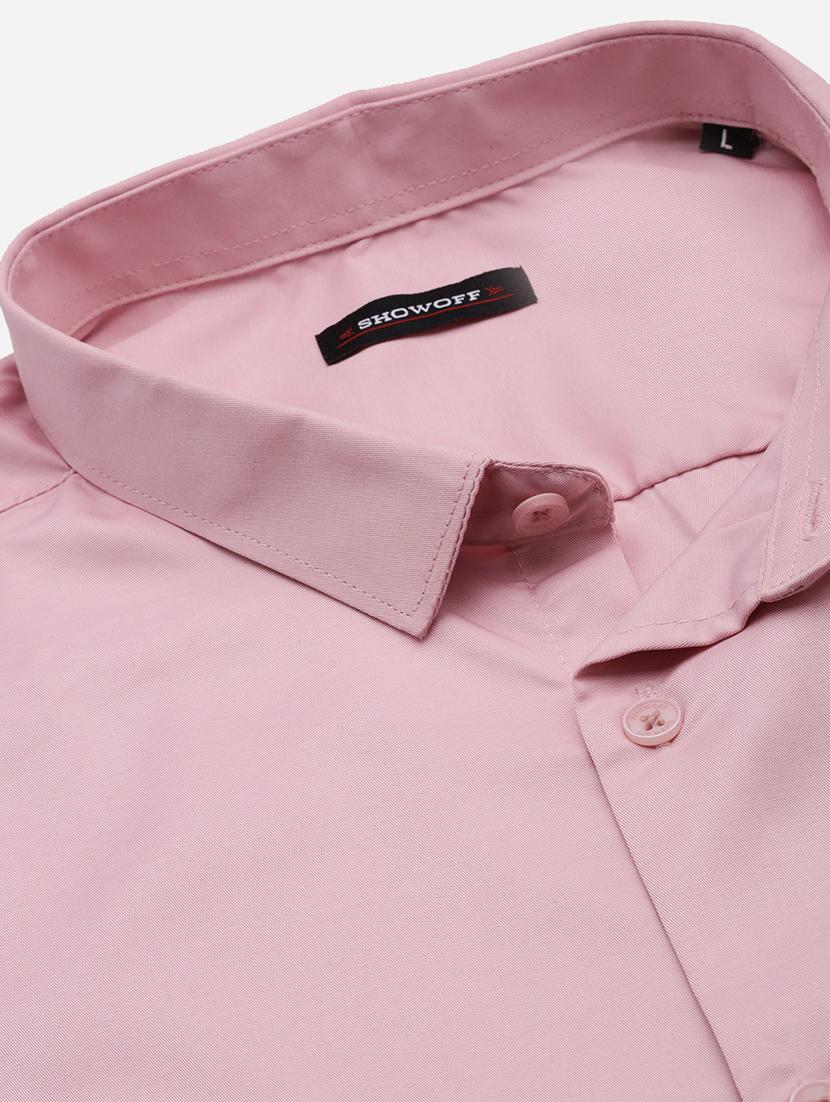 men solid long sleeve casual shirt - 21562579 - Standard Image - 6
