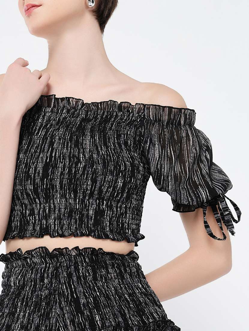 women printed top and skirt co-ord set - 21562599 -  Standard Image - 6