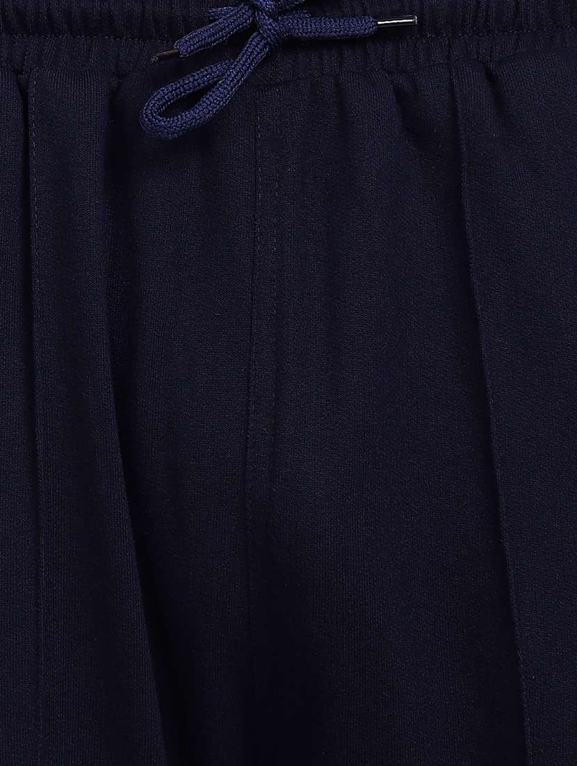 men solid loose fit full length track pant - 21562858 -  Standard Image - 4