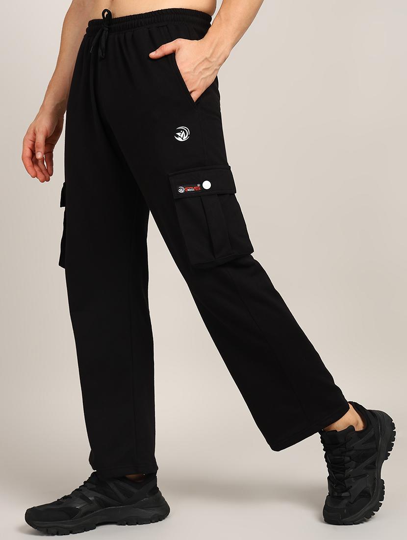 men solid loose fit cargo - 21562861 -  Standard Image - 1