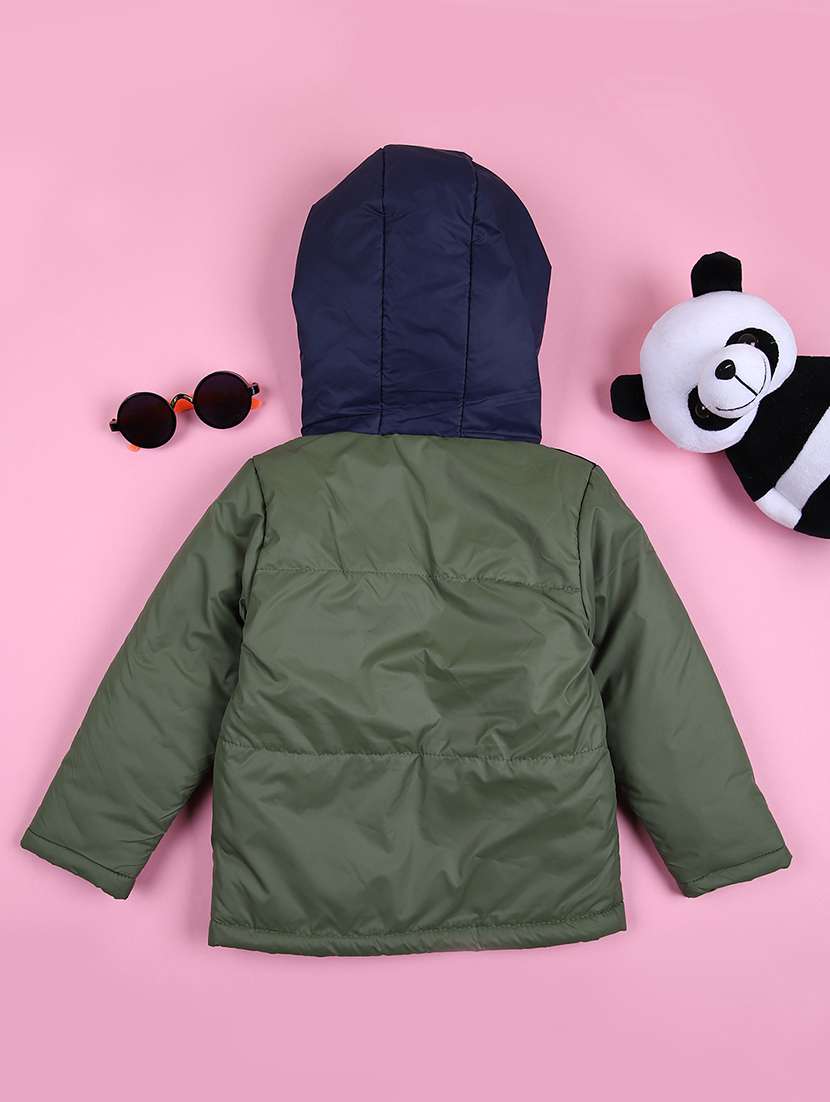 boys color block long sleeve bomber jacket - 21562875 -  Standard Image - 1