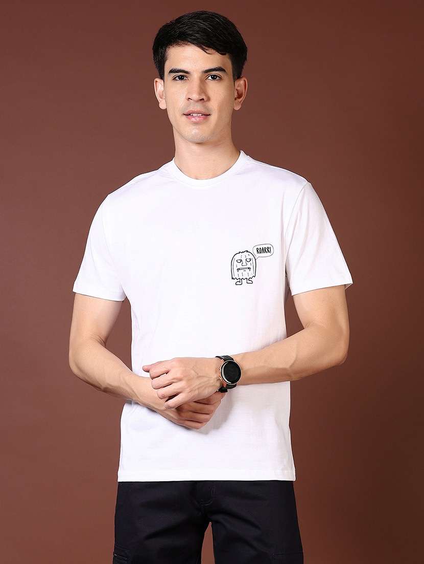 men back print short sleeve t-shirt - 21562885 -  Standard Image - 1