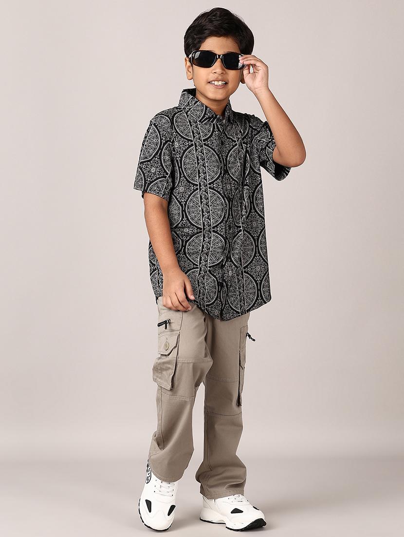 boys short sleeves printed shirt - 21562935 - Standard Image - 4