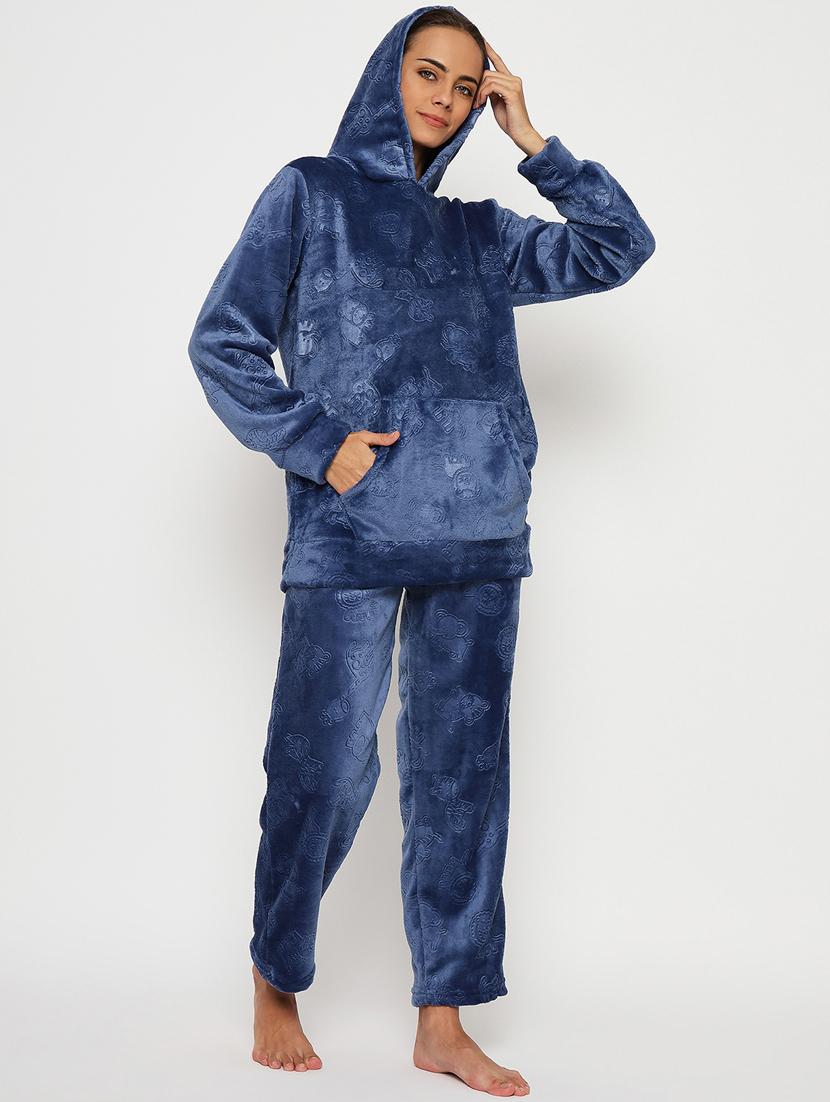 women long sleeve self-designed nightwear set - 21564079 - Standard Image - 1