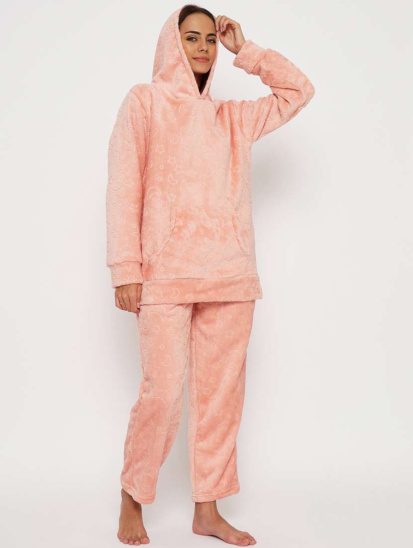 women long sleeve self-designed nightwear set - 21564083 -  Standard Image - 1