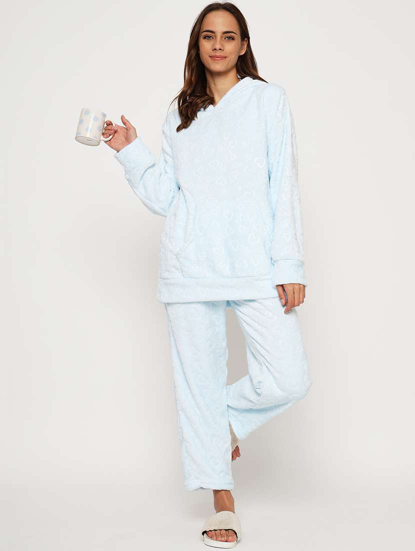 women long sleeve self-designed nightwear set - 21564084 -  Standard Image - 1
