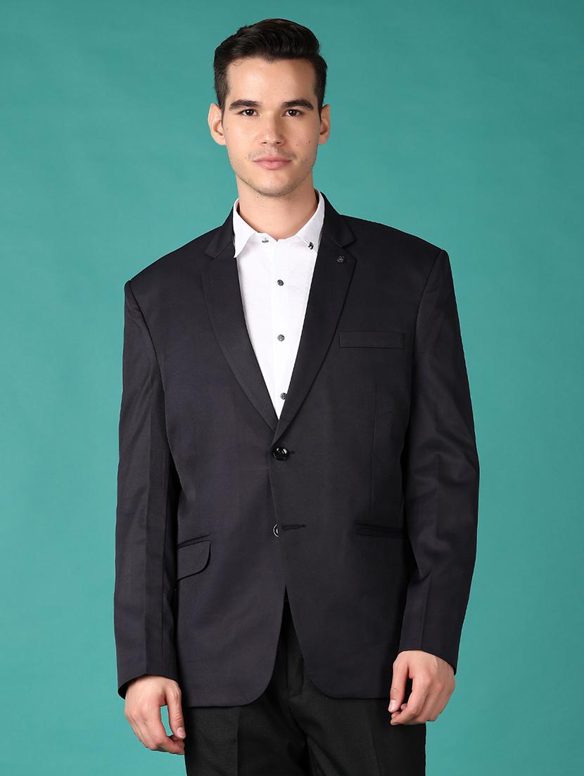 men solid single breasted formal blazer - 21564852 - Zoom Image - 0