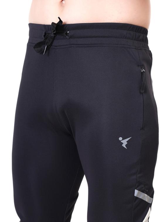 men color block regular fit full length track pants - 21565121 - Standard Image - 4