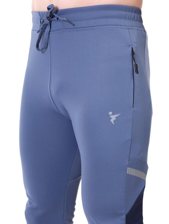 men color block regular fit full length track pants - 21565128 - Standard Image - 4