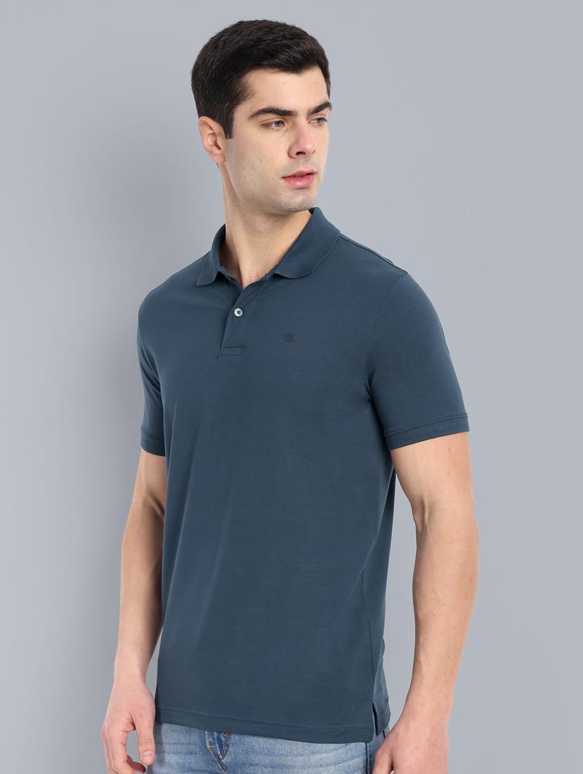 men solid short sleeves polo t-shirt - 21565172 - Standard Image - 1