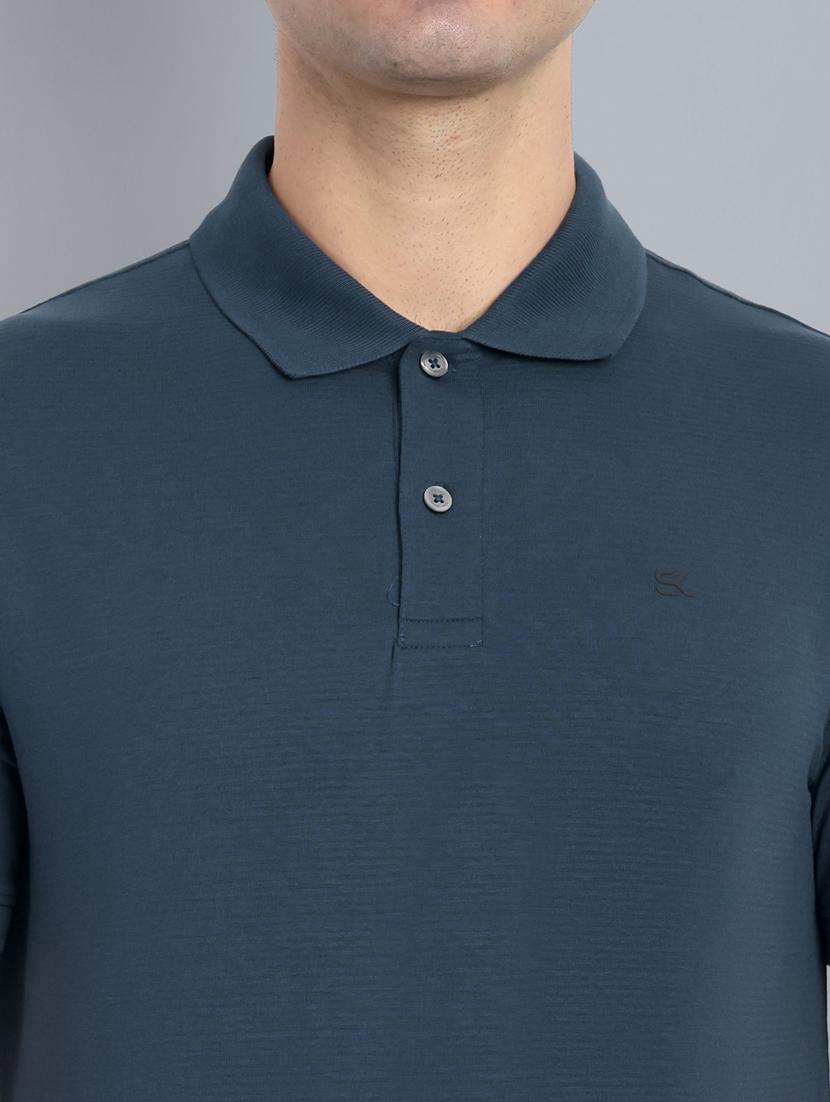 men solid short sleeves polo t-shirt - 21565172 - Standard Image - 4