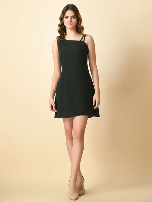 women sleeveless solid a-line dress - 21565403 -  Standard Image - 0