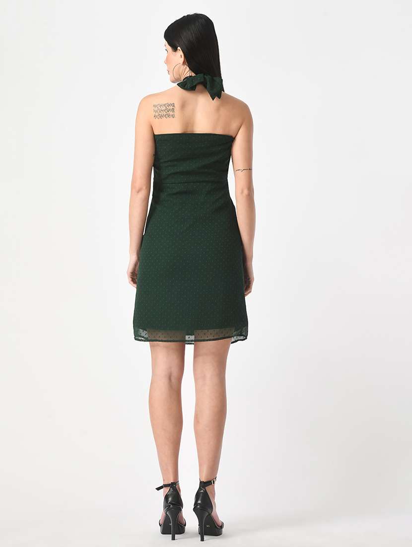 women dobby self design bodycon dress - 21565420 -  Standard Image - 4