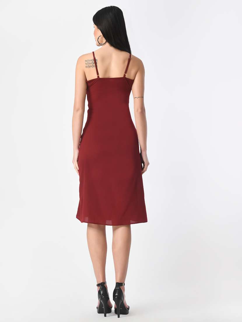 women solid sleeveless sheath dress - 21565503 - Standard Image - 4
