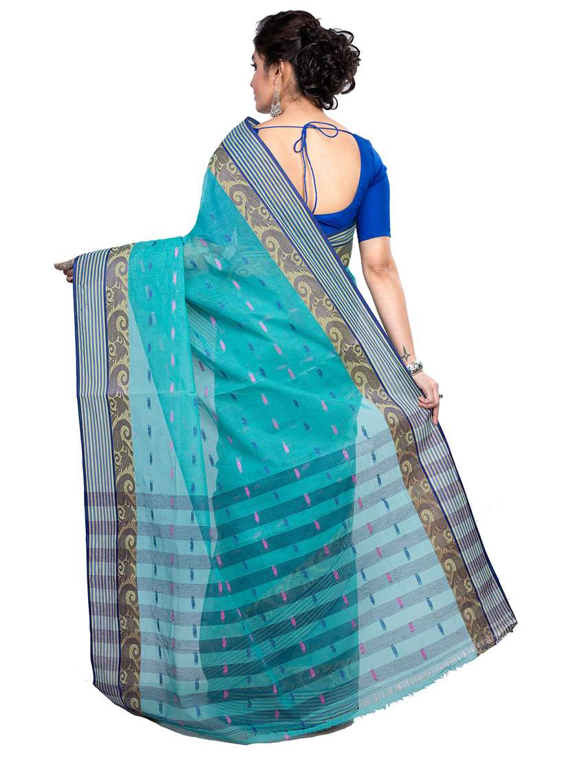 women self design tant saree  - 21566527 -  Standard Image - 1