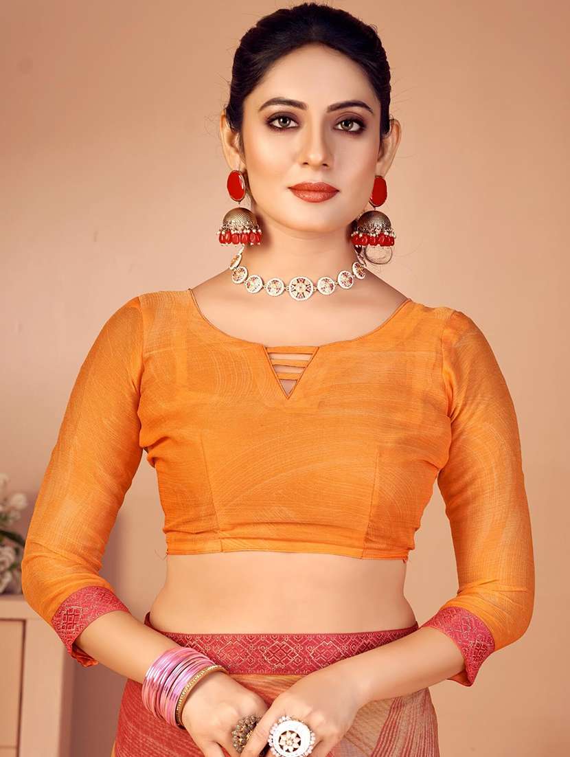 women abstract print saree  - 21567396 -  Standard Image - 4