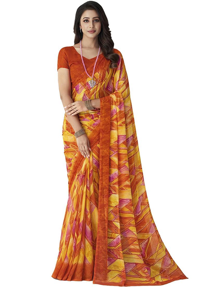 women geometric printed saree - 21567683 - Standard Image - 1