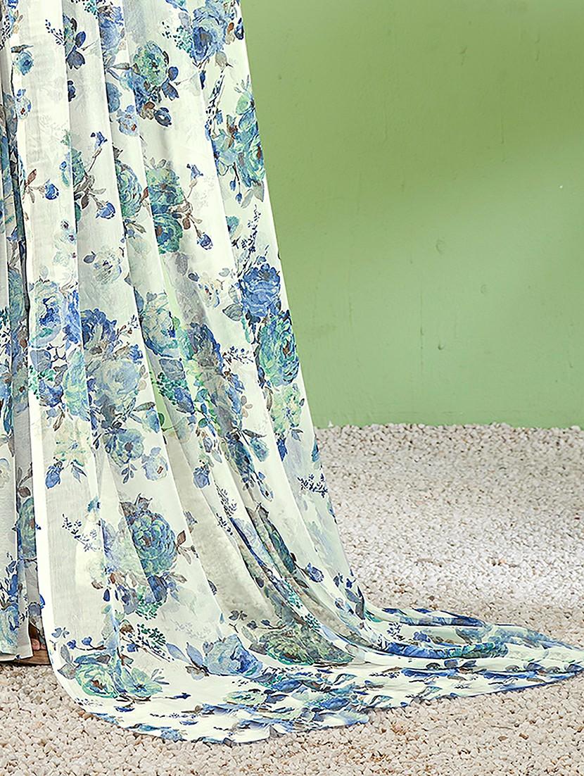 women floral printed saree - 21567711 - Standard Image - 4