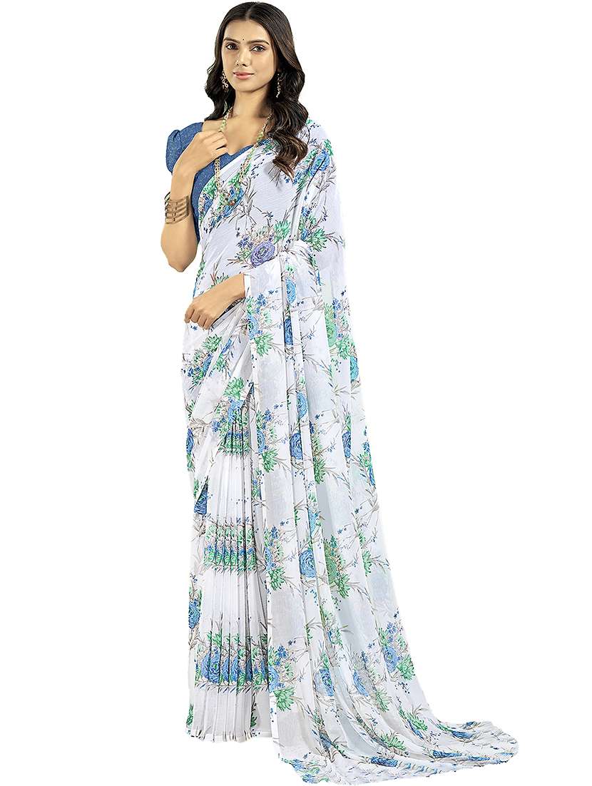 women floral printed saree  - 21567713 -  Standard Image - 1