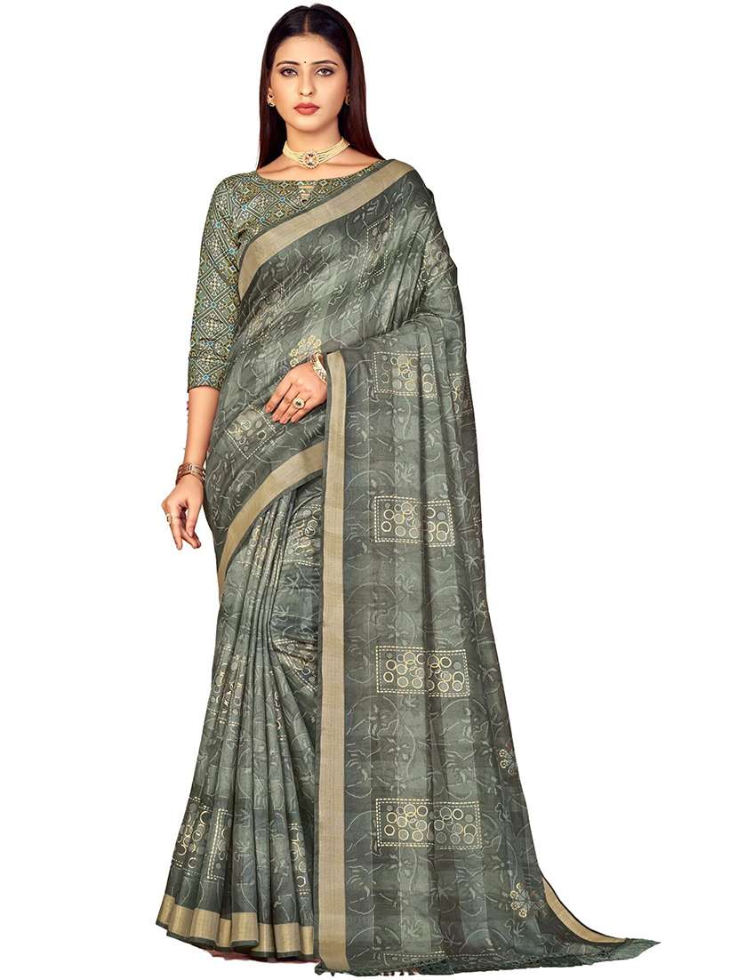 women printed saree - 21567756 -  Standard Image - 1