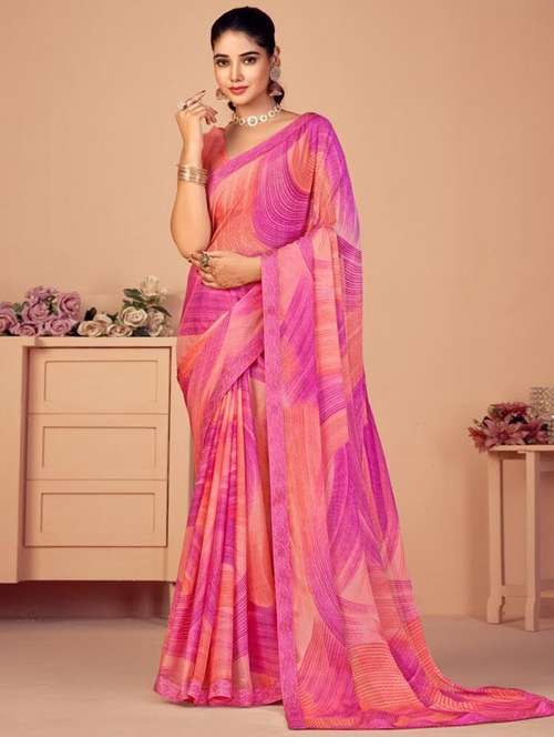 women printed saree - 21567766 -  Standard Image - 0
