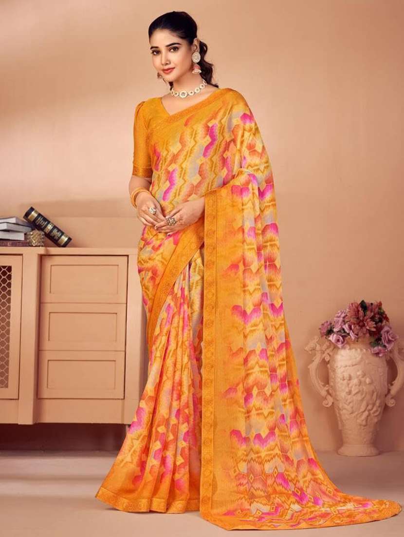 women printed saree - 21567768 - Zoom Image - 0