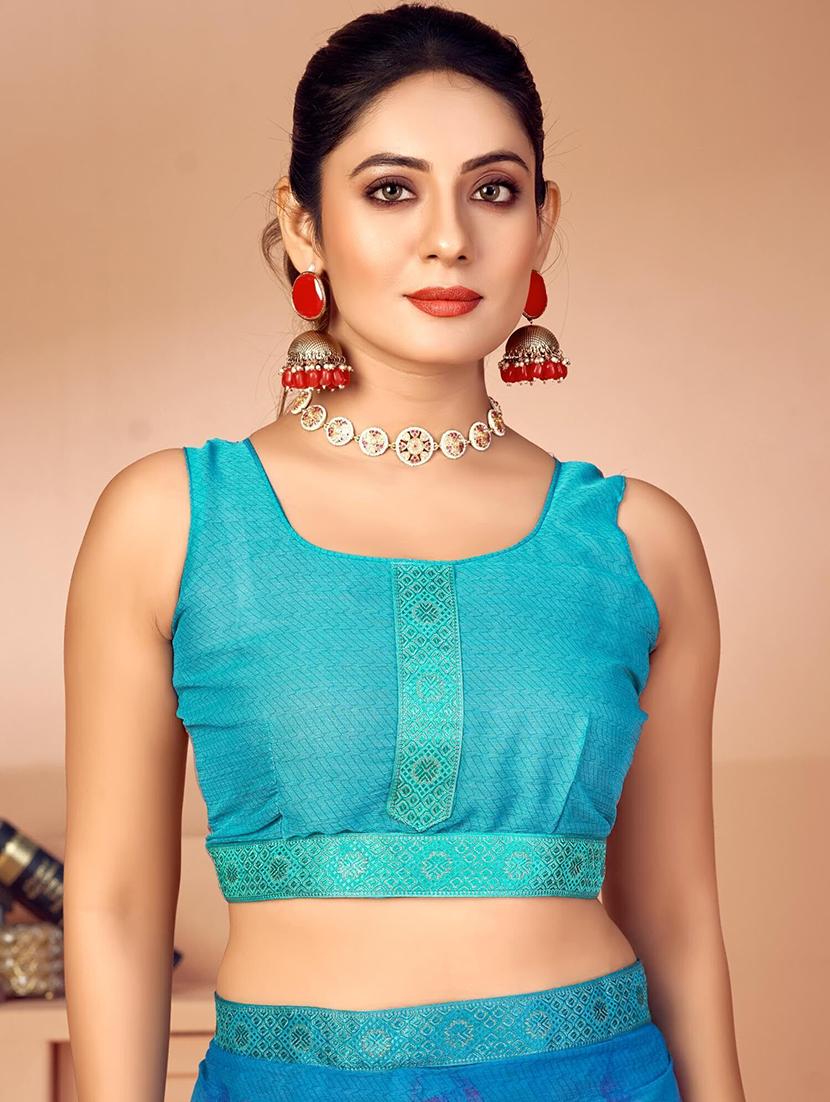 women printed saree - 21567769 - Standard Image - 4