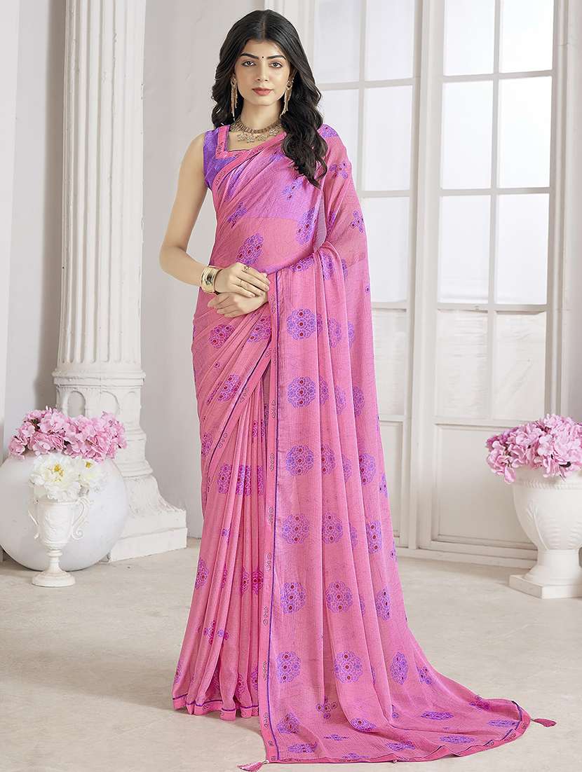 women printed saree