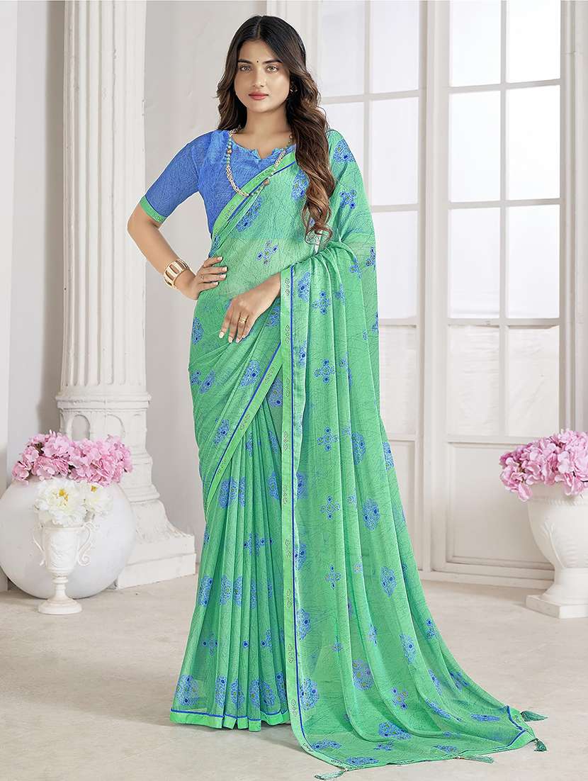 women printed saree - 21567775 - Zoom Image - 0