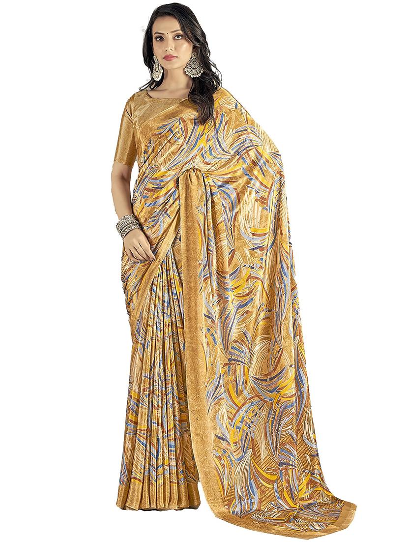 women abstract printed saree - 21567792 - Standard Image - 1