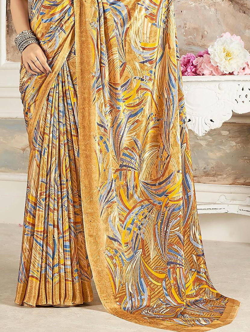 women abstract printed saree - 21567792 - Standard Image - 4