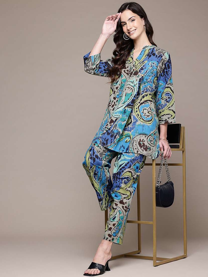 women multi color printed co-ord set - 21567824 - Standard Image - 1