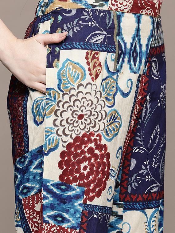 women multi color printed co-ord set - 21567825 - Standard Image - 4