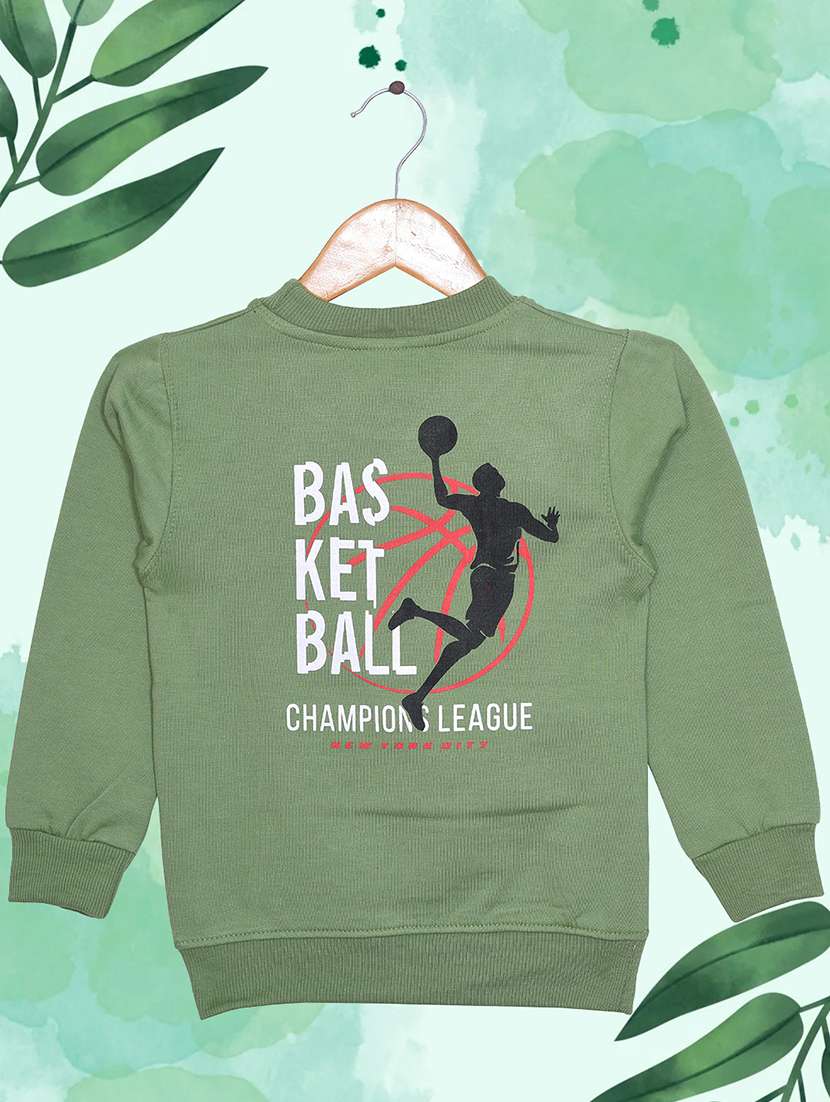 boys long sleeves front & back print sweatshirt - 21567841 - Standard Image - 1
