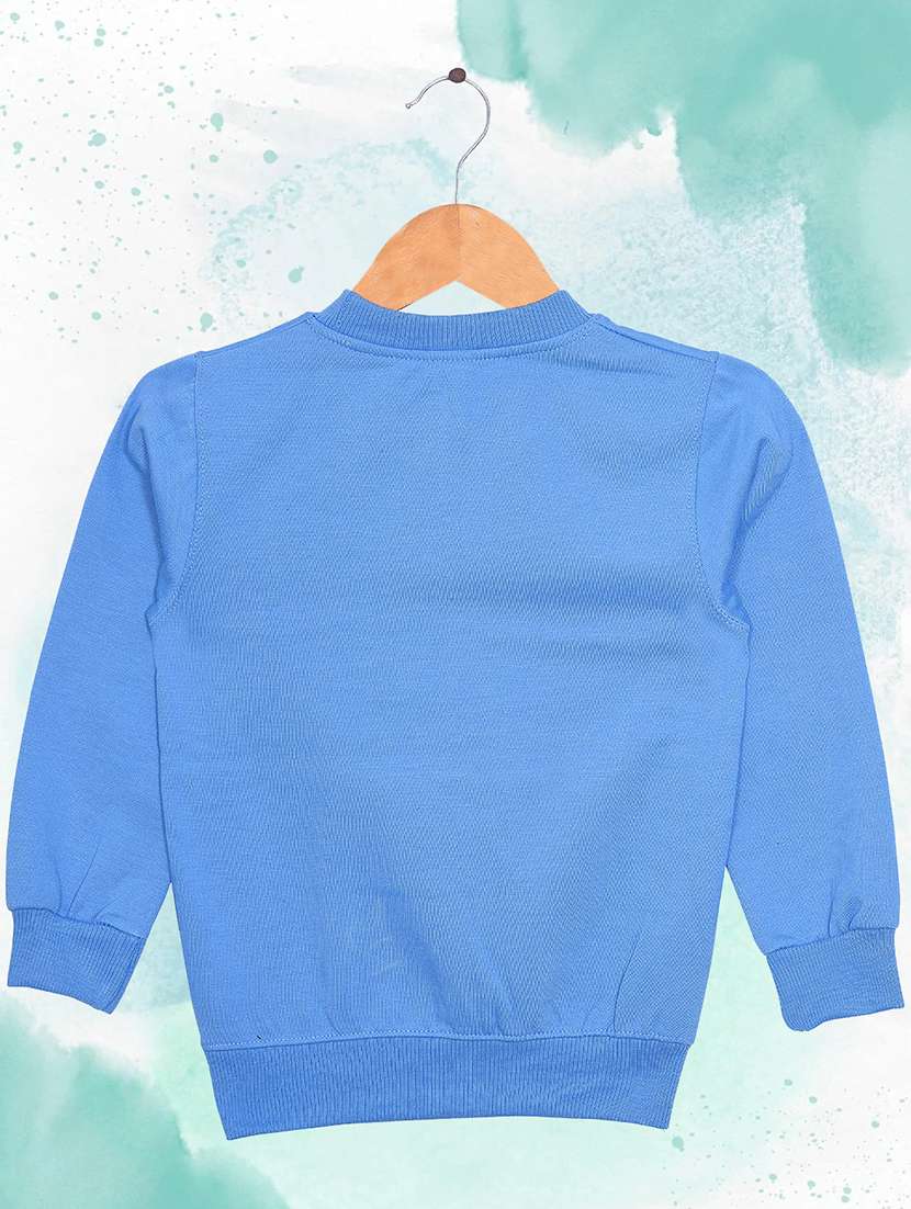boys long sleeves front print sweatshirt - 21567845 - Standard Image - 1