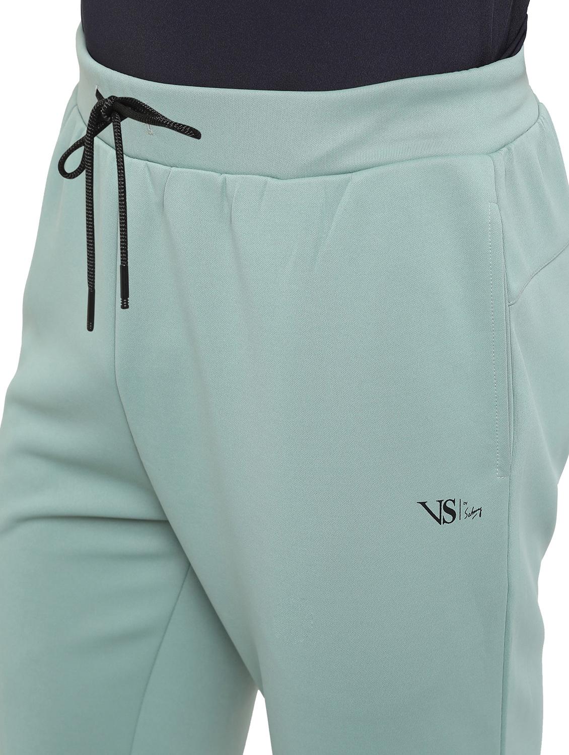 olive polyester ankle length track pant - 21567949 - Standard Image - 4