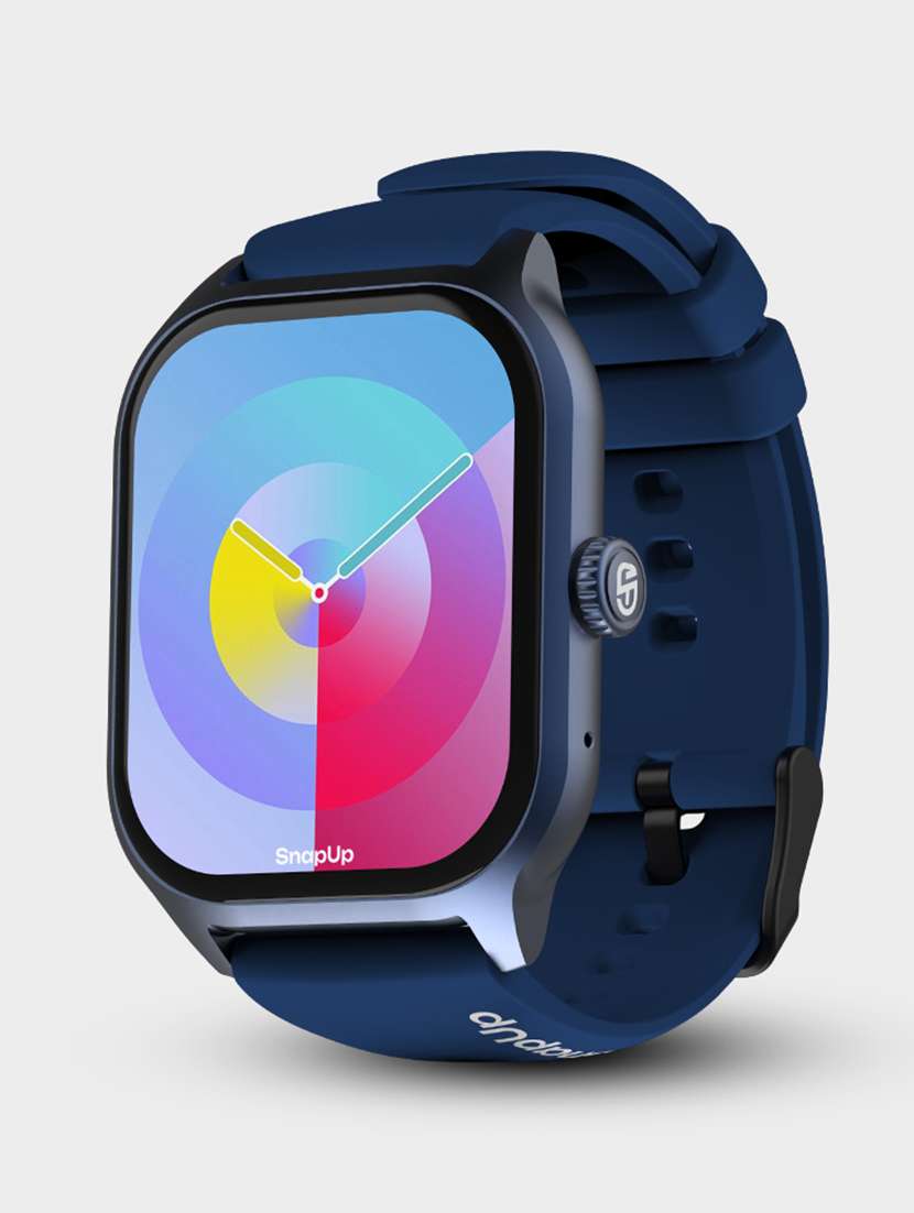 snapup horizon pro bluetooth calling smartwatch (metallic blue)