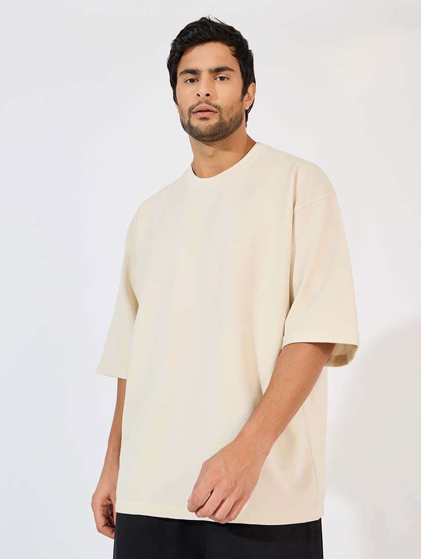 men round neck oversized t-shirt