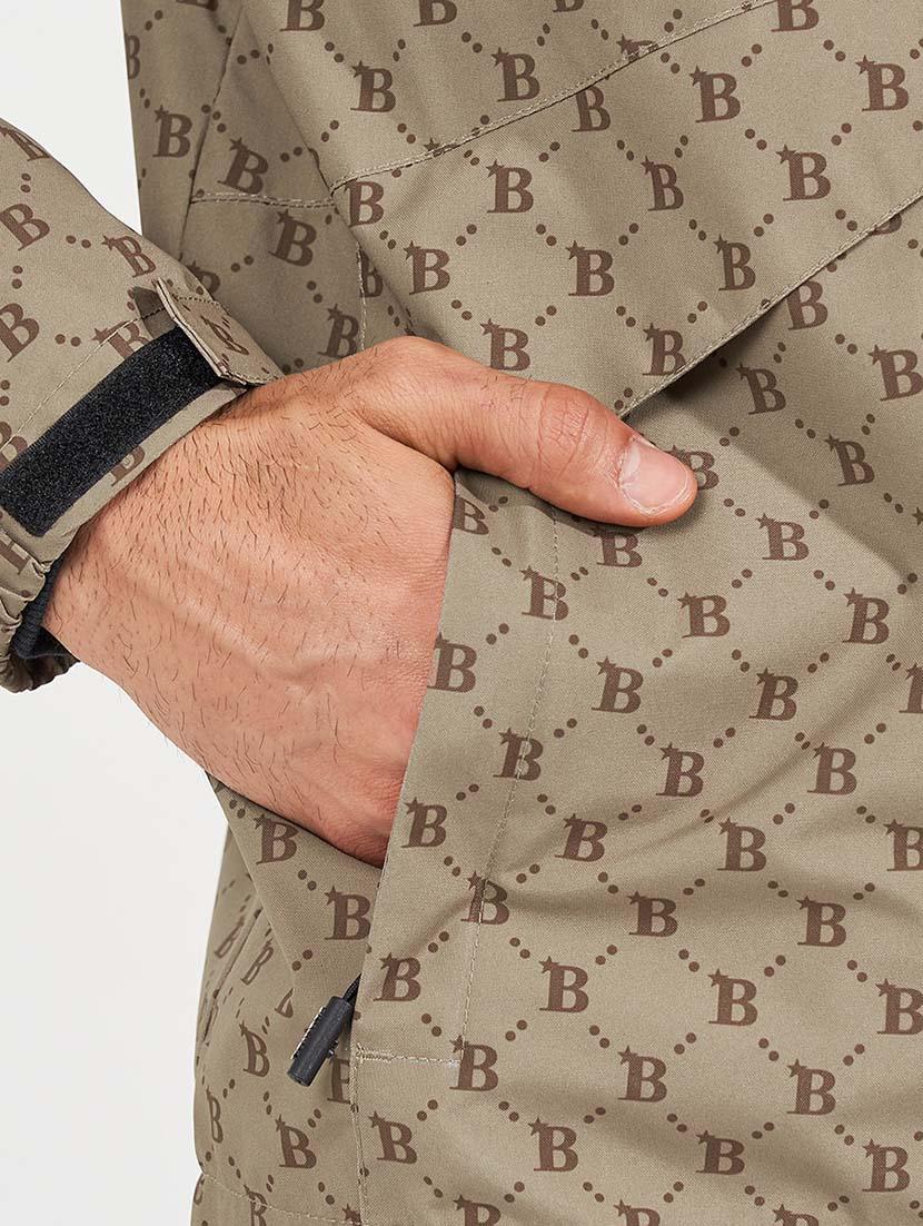men printed long sleeves casual jacket - 21569241 - Standard Image - 4