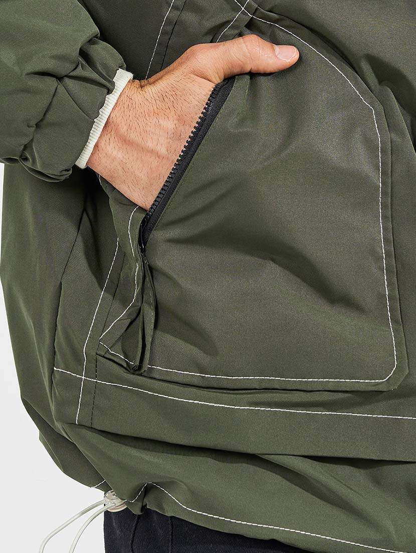 men solid long sleeves casual jacket - 21569243 -  Standard Image - 4