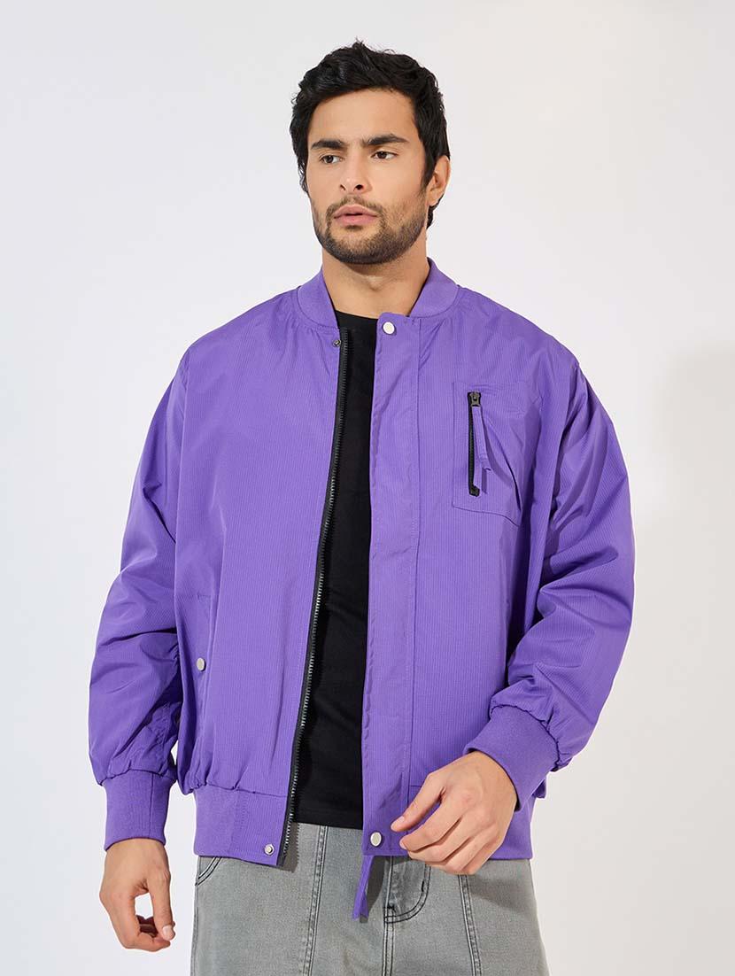 men solid long sleeves casual jacket - 21569245 - Standard Image - 1