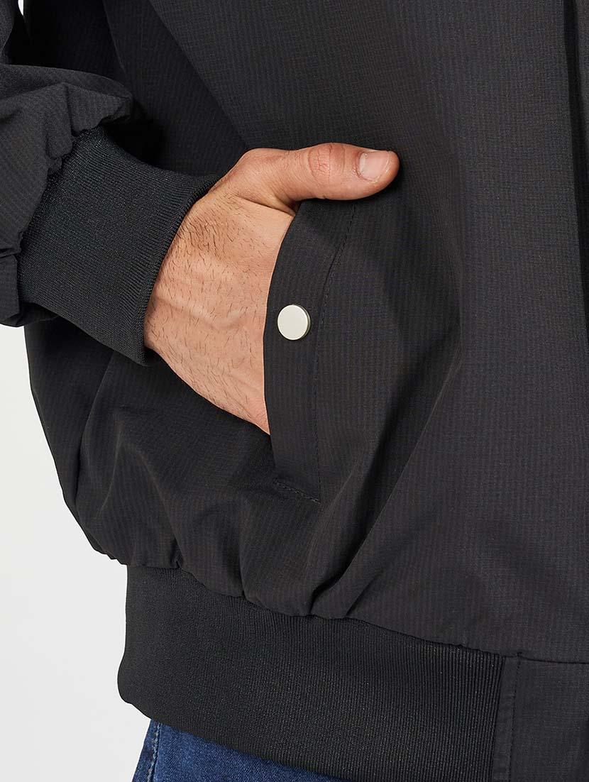 men solid long sleeves casual jacket - 21569246 - Standard Image - 4