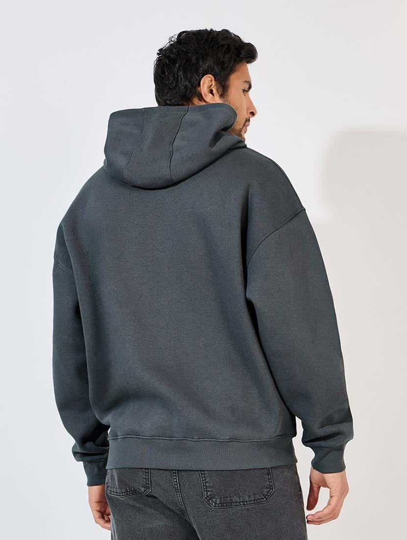 men hooded plain sweatshirt - 21569280 -  Standard Image - 1